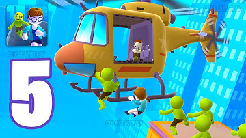 Helicopter Escape 3D Gameplay Walkthrough Part 5 - Tutorial Rescue Zombie War Army (Android,iOS)