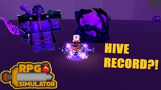 RPG Simulator Hive Queen HC Speedrun ! 13 seconds  *WORLD RECORD* duos