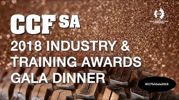 CCF SA 2018 Industry & Training Awards Gala Dinner