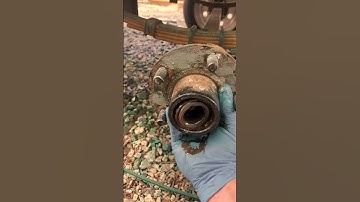 Pt1 Repack& inspect your trailer bearings with new grease to stay safe on the highway! #fishing #diy