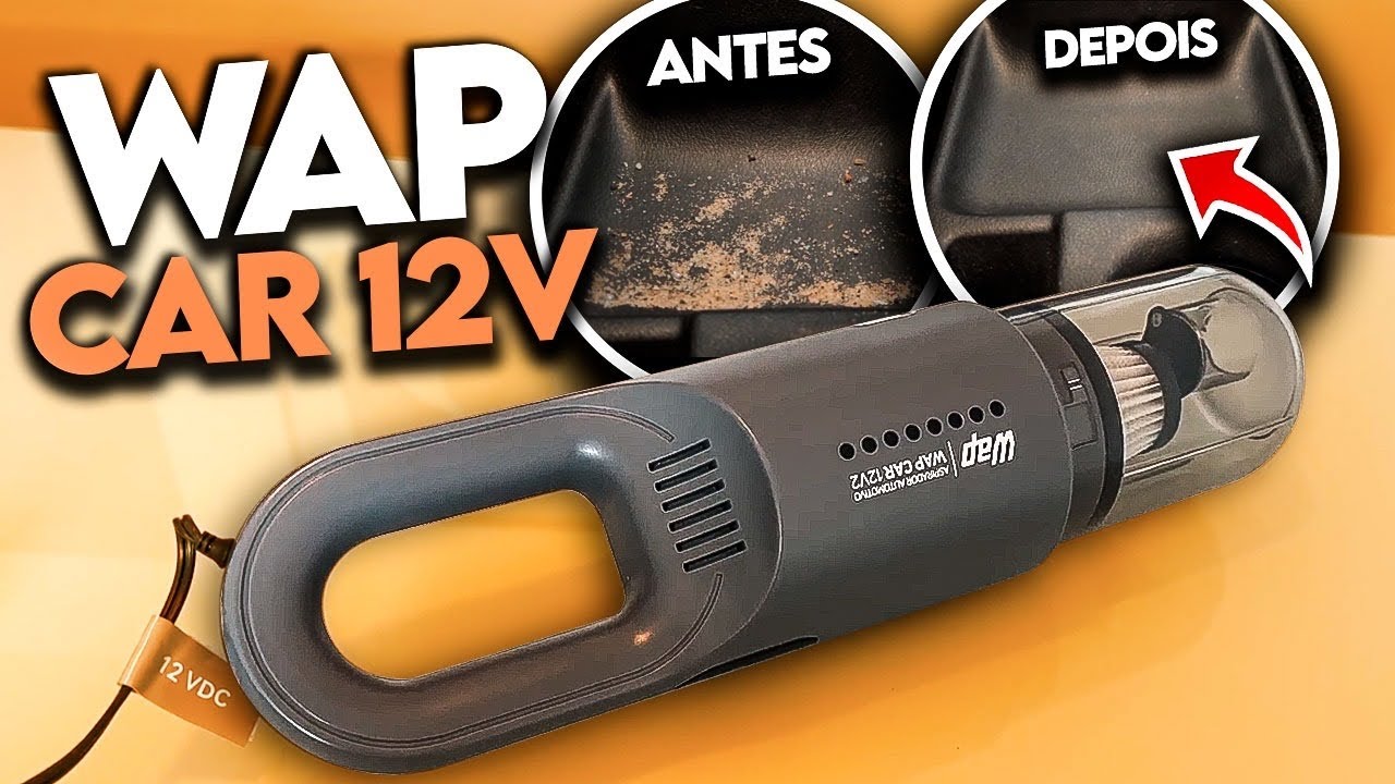 TESTAMOS o ASPIRADOR WAP CAR 12V com 180W de POTÊNCIA! Esse é o MELHOR ASPIRADOR para CARROS? 🚗