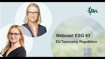 ESG Webcast Episode 3: EU Taxonomy Regulation