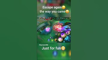 Reverse run😆 | creator camp❌️  just for fun✅️ #moba5v5English #moba5v5pippin #mobalegends5v5 #shorts