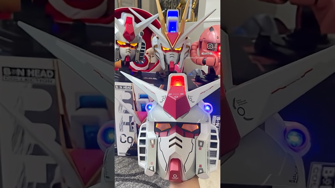 My helmet-size Gundam Head Collection 