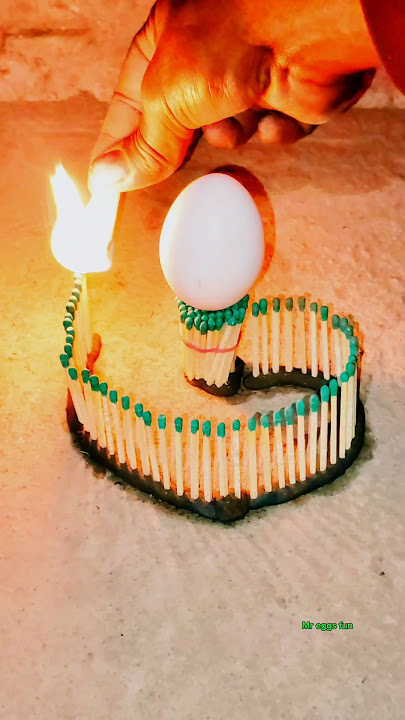 Watch the Matchstick Number 5 Ignite! 🔥💥 #MatchstickArt #FireExperiment
