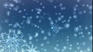 Fondo video - Copo de nieve cayendo . Snowflakes Falling Motion Background HD screenshot 1