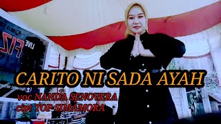 lagu sedih live fiz music carito ni Sada ayah #covertapselmadina voc nanda senovera cip top simamora