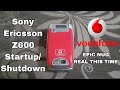 Sony Ericsson Z600 Startup Shutdown Vodafone GR 