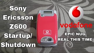 Sony Ericsson Z600 Startup/Shutdown (Vodafone GR)