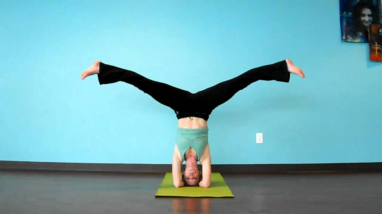 Lotus in Headstand - YouTube