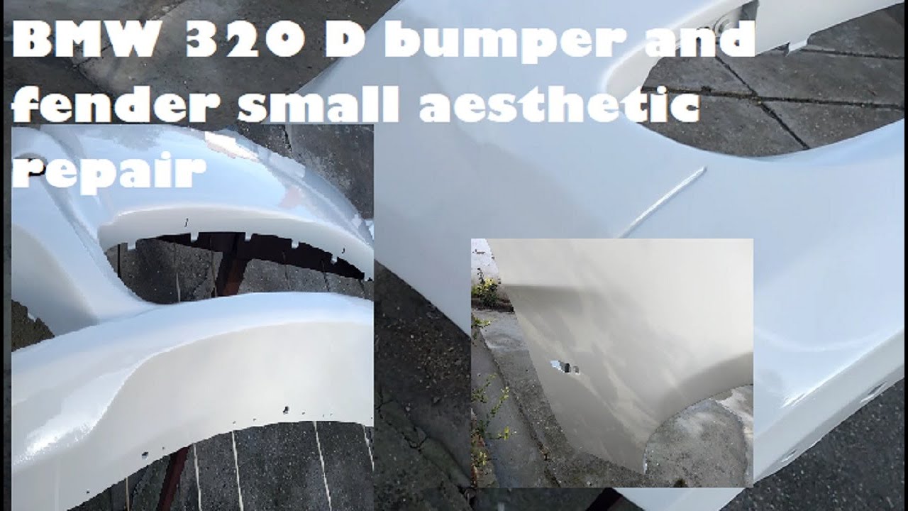 BMW 320 D Bumper and fender small aesthetic repair