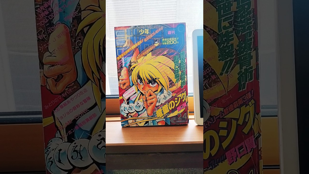 竜童のシグ（野口賢）新連載！1995年少年ジャンプ24号は定価200円 