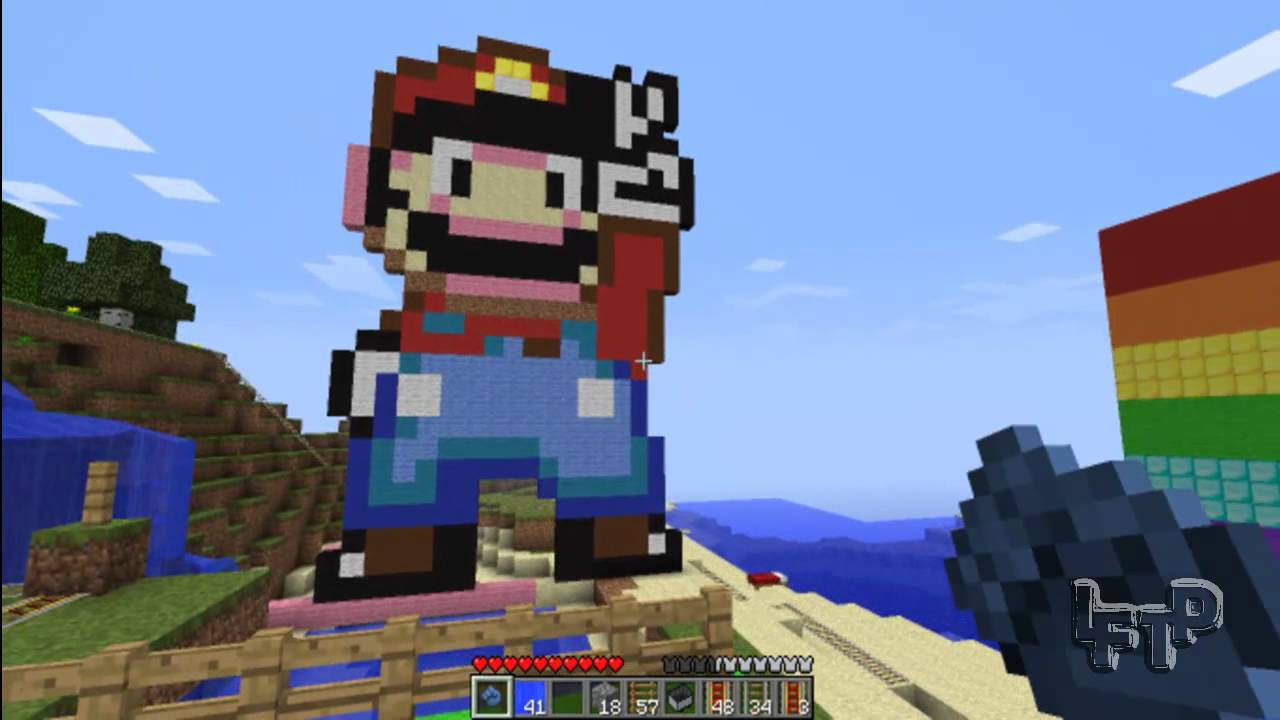 (Achtung - Sinnlos!) Minecraft Nyan Cat x3, Super Mario und Mashroom =)