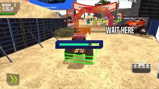 monster truck xt airport derby red blade in mission 2 gameplay screenshot 1