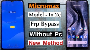 Micromax in 2c frp bypass | In E6533 Frp Bypass New Method