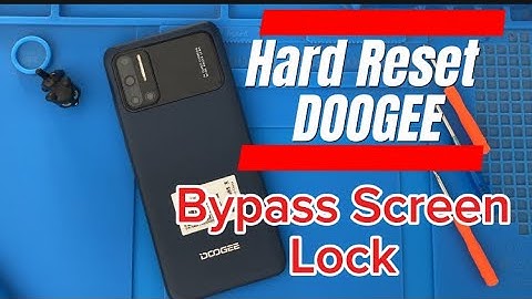 Hoe je het DOOGEE AL-model kunt resetten ✅ Schermvergrendeling omzeilen N40PRO