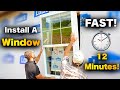 How To Install A Window In 12 Minutes! - Beginners Guide