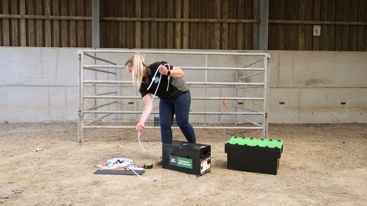 Heatwave Milk Warmer Setup For Lambs - Shearwell Data
