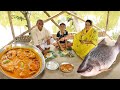 রুইমাছের এই রেসিপি দিয়ে দাদু একথালা ভাত খেয়ে নিল😳Rohu fish curry recipe