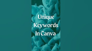 Best of Canva Elements Keywords