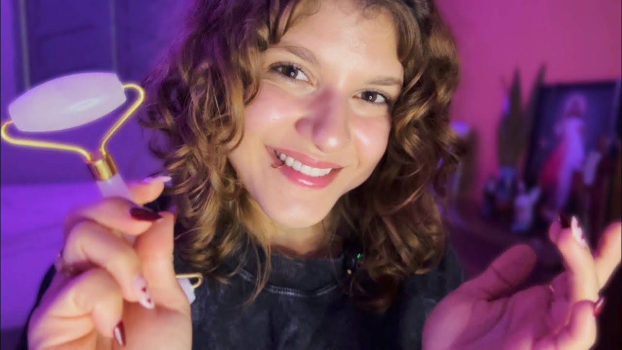 ESSA MASSAGEM FACIAL VAI ACABAR COM SUA DOR DE CABEÇA 💕ASMR