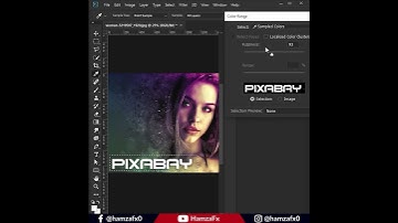 Remove Text from an Image in Photoshop || Adobe Photoshop tips & tricks part 2 || #shorts #hamzafx