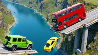 Cars vs COLLAPSE Broken Bridge #2 - BeamNG.drive Fails & Crashes 2026!