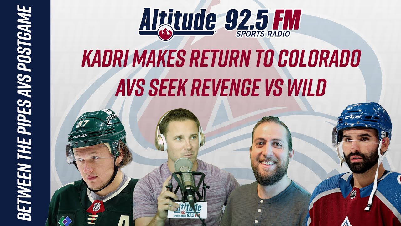 Game 62: Kadri Returns as Colorado wins a 3-2 OT Shootout Thriller over Wild