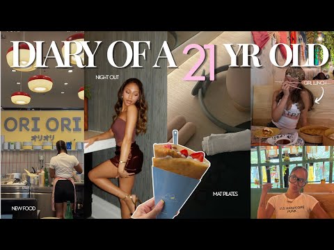 DIARY OF A 21 YR OLD GIRL🎀 Mat Pilates + Trying New Foods + GRWM + DESS BIRTHDAY + Girl Lunch & MORE