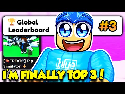 I FINALLY GOT TOP 3 IN THE WORLD IN TAP SIMULATOR!!
