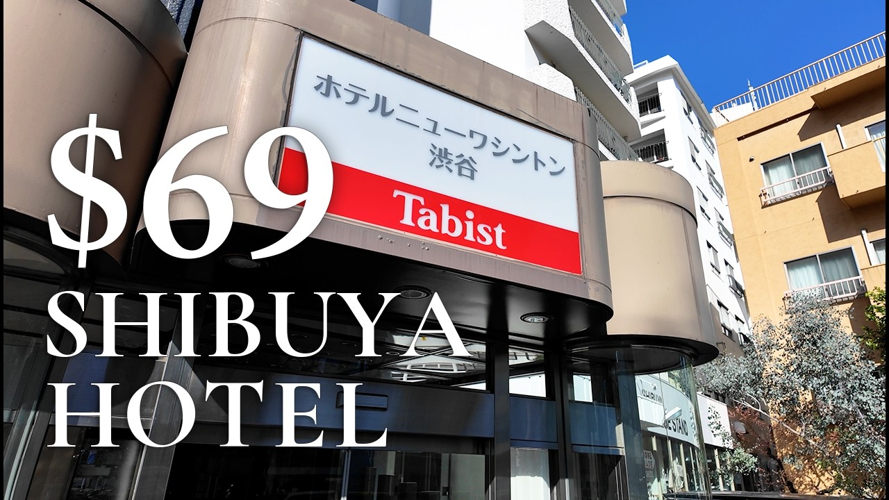 I found a $69 TOKYO Hotel in SHIBUYA! 🏨 Walking distance to