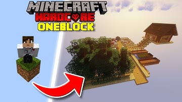 The BEST START to Minecraft One Block Hardcore! (#1)