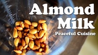 Almond milk (raw vegan) ☆ アーモンドミルクの作り方