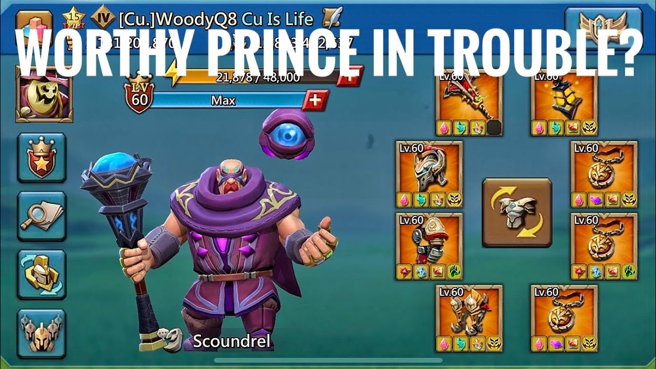 WORTHY PRINCE VS Cu. SuperTashi & KW FAM RALLY PARTY ! - WOODYQ8 IN ACTION! - Lords Mobile