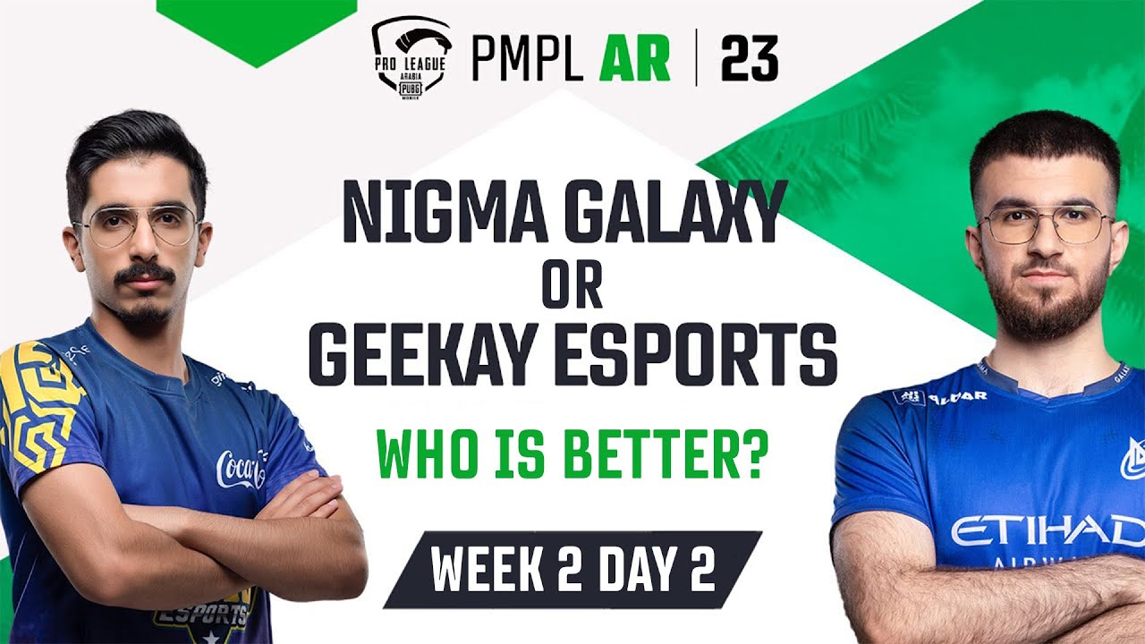 [EN] 2023 PMPL Arabia Week 2 Day 2 | Spring | Nigma Galaxy or Geekay Esports, who is better?