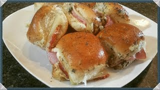 Ham And Cheese Sliders With Poppyseed Sauce Recipe/How To Make Ham And Cheese Sliders