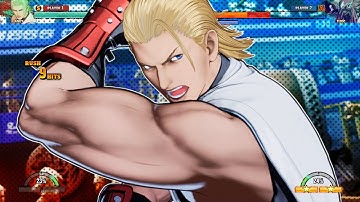 Fatal Fury: City of the Wolves - Herhaling van de gerangschikte wedstrijd (Andy Bogard vs. Tizoc)...