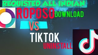 ROPOSO vs TIKTOK.... ROPOSO Indian Video Sharing App screenshot 2