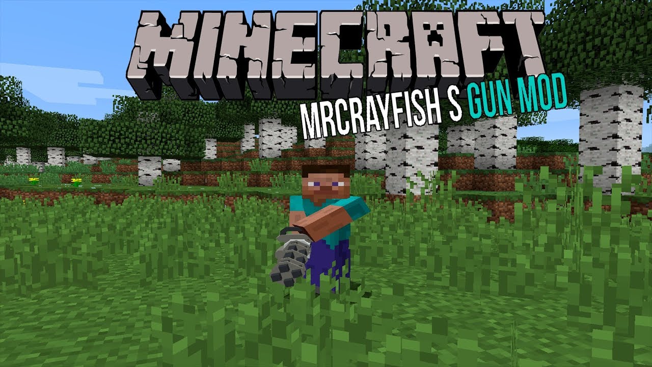 Майнкрафт mrcrayfish gun mod