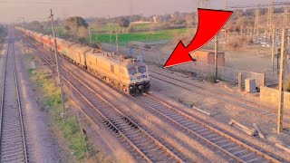 Arunachal AC superfast express -22412: Crossing Under the bridge