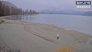 Lake Wānaka webcam, sponsored by Bayleys Wanaka