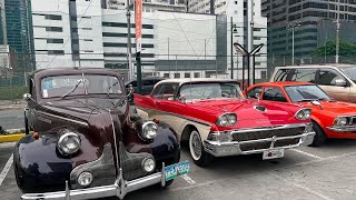 Vintage Cars and modern Luxury cars meet