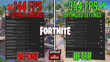 BEST AMD Radeon Settings For Fortnite - (MAX FPS & VISUALS)