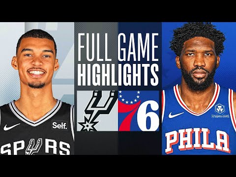 Game Recap: 76ers 133, Spurs 123