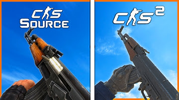 CS Source vs CS2 - Full Weapons Comparison