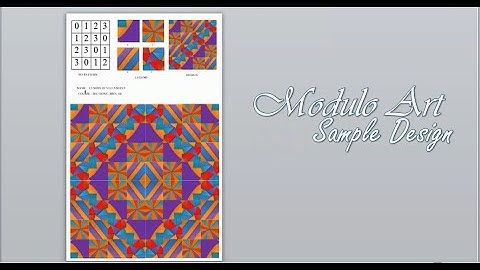 Modulo art | Creative design ideas using MICROSOFT WORD for Projects | Lyndsy Villanueva