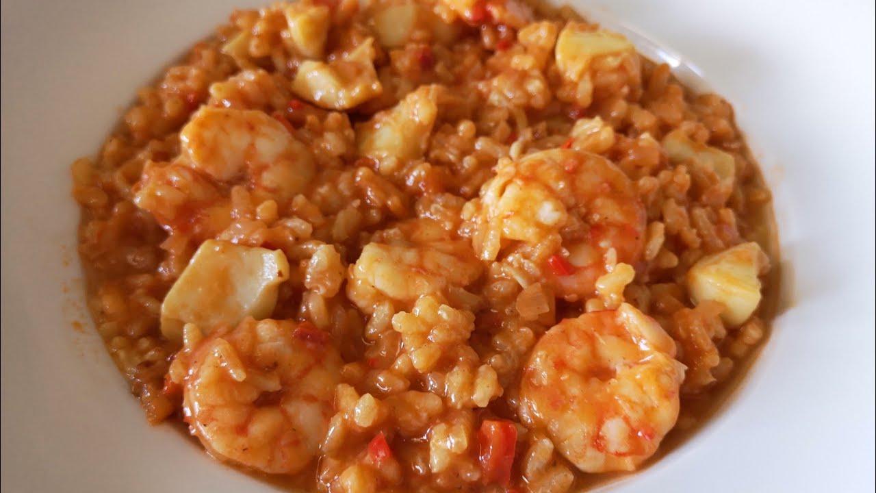 🥘🦐 ARROZ MELOSO👌CON SEPIA Y LANGOSTINOS //BEATRIZ COCINA.