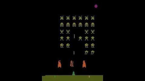 Atari Space Invaders Linear Q Network Video 2/3