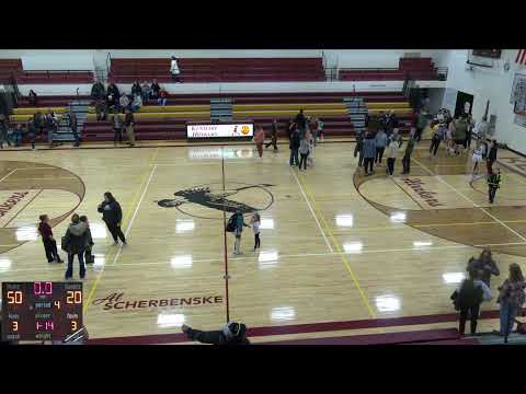 Kenmare High School vs Divide County High School Womens Varsity Basketball