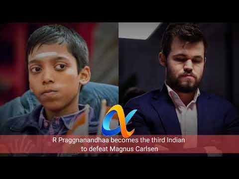WATCH: R Praggnanandhaa becomes the third Indian to defeat Magnus Carlsen